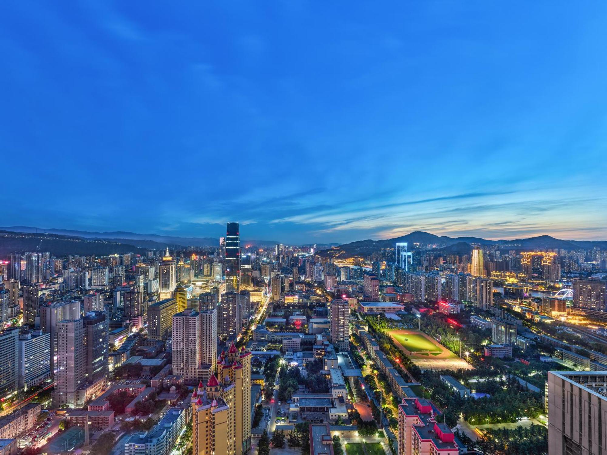 Hilton Lanzhou City Center Exterior foto